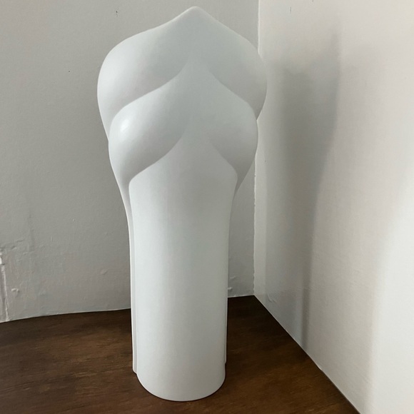 Cala Lily Rosenthal White Bisque Flower Vase Studio-Linie Germany by Uta Feyl - Picture 11 of 17